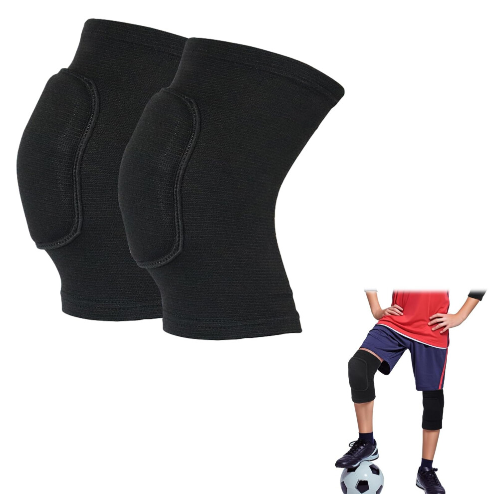 Knee Pads Children's Non-Slip Padded Foam Elastic for Volleyball, Fitness, Dance and Yoga, Men and Women-image-OPC-PJFWPWZ-NEW