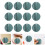 12Pcs Professional Green Printmaking Mats for DIY Art and Crafts 4