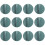 12Pcs Professional Green Printmaking Mats for DIY Art and Crafts 5