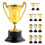 5 Pieces Mini Trophy Children's Trophies Celebration Competition 7