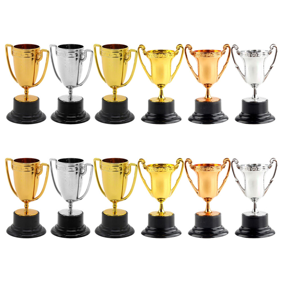 Happyyami 5 Pieces Mini Trophy Children's Trophies Celebration Competition