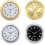 Clock Insert 36mm Dial Roman Numeral Metal Miniature Clock Insert For Replacement In Gold Frame 2