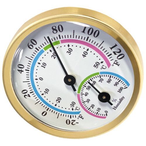 Thermometer Extra Large Outdoor Hygrometer with Clock Probe 1
