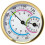 Thermometer Extra Large Outdoor Hygrometer with Clock Probe 10