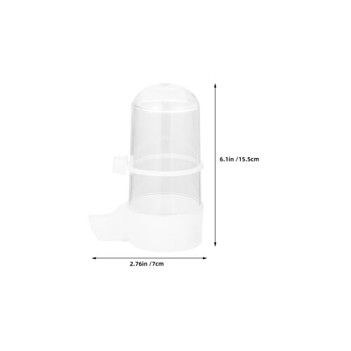 Cockatiel Feeder Water Bird Drinker Budgie Drinking Bottle Pigeon 1