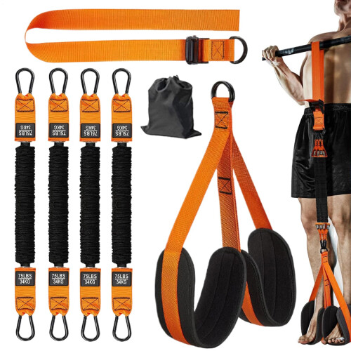 Pull-Up Helper Band Adjustable Length Heavy-Duty Training Strap For Assisted Pull-Ups Chin-Assist Band