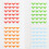 8pcs Scrapbook Corner Stickers Photo Post Corner Simple 11