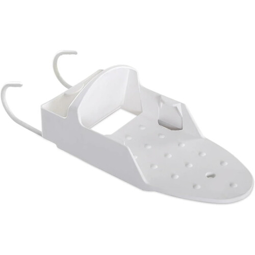 Ironing Board Holder Wall-Mounted White Bathroom Hotel-Style Easy Mount 2