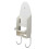 Ironing Board Holder Wall-Mounted White Bathroom Hotel-Style Easy Mount 1