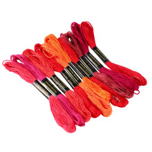 100Pcs 8M Multicolor Cotton Cross Stitch Embroidery Floss