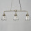 Litecraft Ingrid 3-Light Ceiling Pendant Bar - Antique Brass (60621344) | Adjustable Drop 5