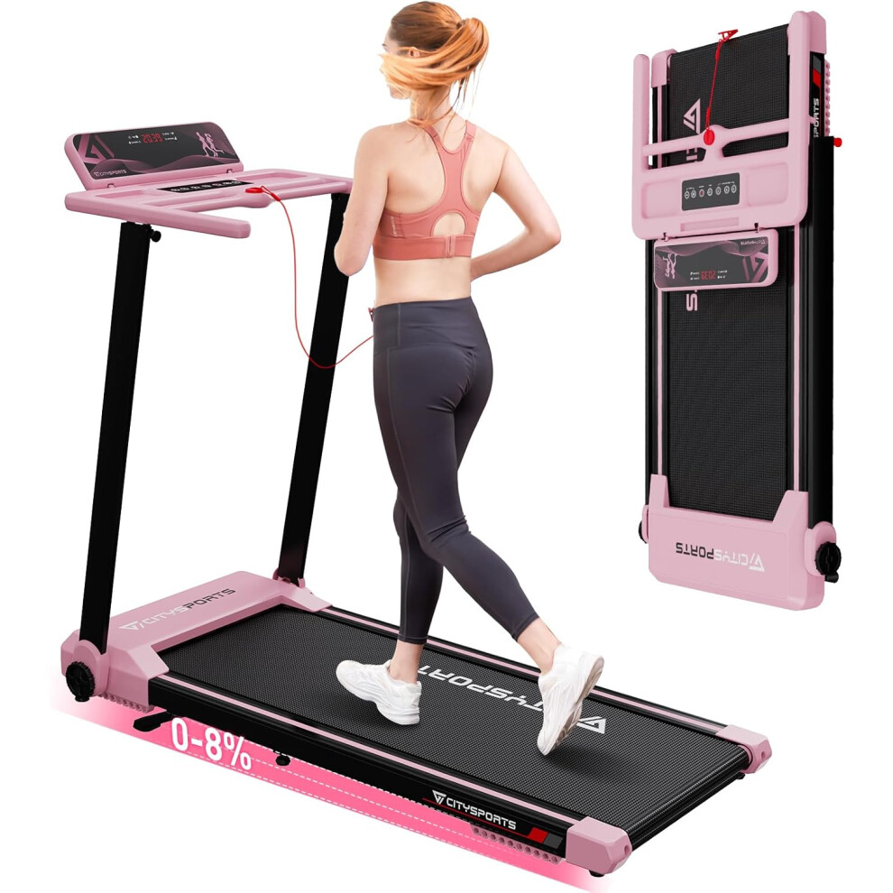 Citysports Treadmills,Folding Treadmills With Incline 1400W 12Km/H