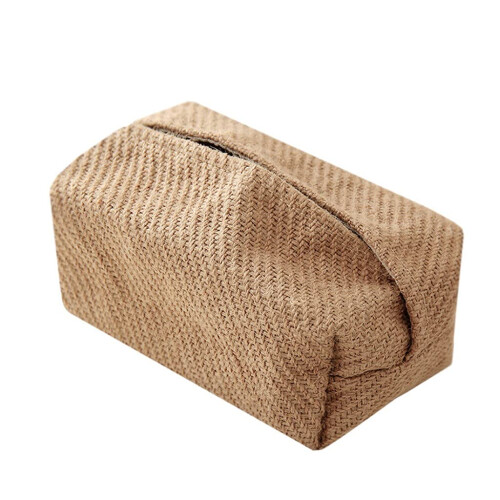 Tissue Box Cover Fabric Storage Box Creative Design Living Room Dining Table Color B