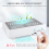 Nail Dust Collector with LED Light, 60w Powerful Nail Dust Extractor 2