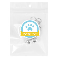 5Pcs 18Mm Pendant Bells For Pets And Wildlife Decoration Silver
