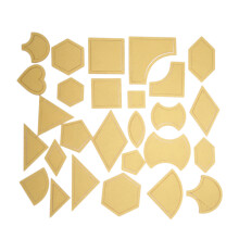27 Pcs Patchwork Tool Template Quilting Stencils Sewing Templates