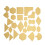 27 Pcs Patchwork Tool Template Quilting Stencils Sewing Templates 1