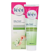 Veet Hair Removal Cream 100ml | Sensitive Skin Aloe Vera & Vit E