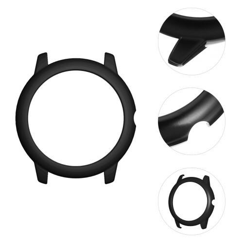 1Pc Black Pc Watch Protective Case Durable Lightweight Unisex Cover 2