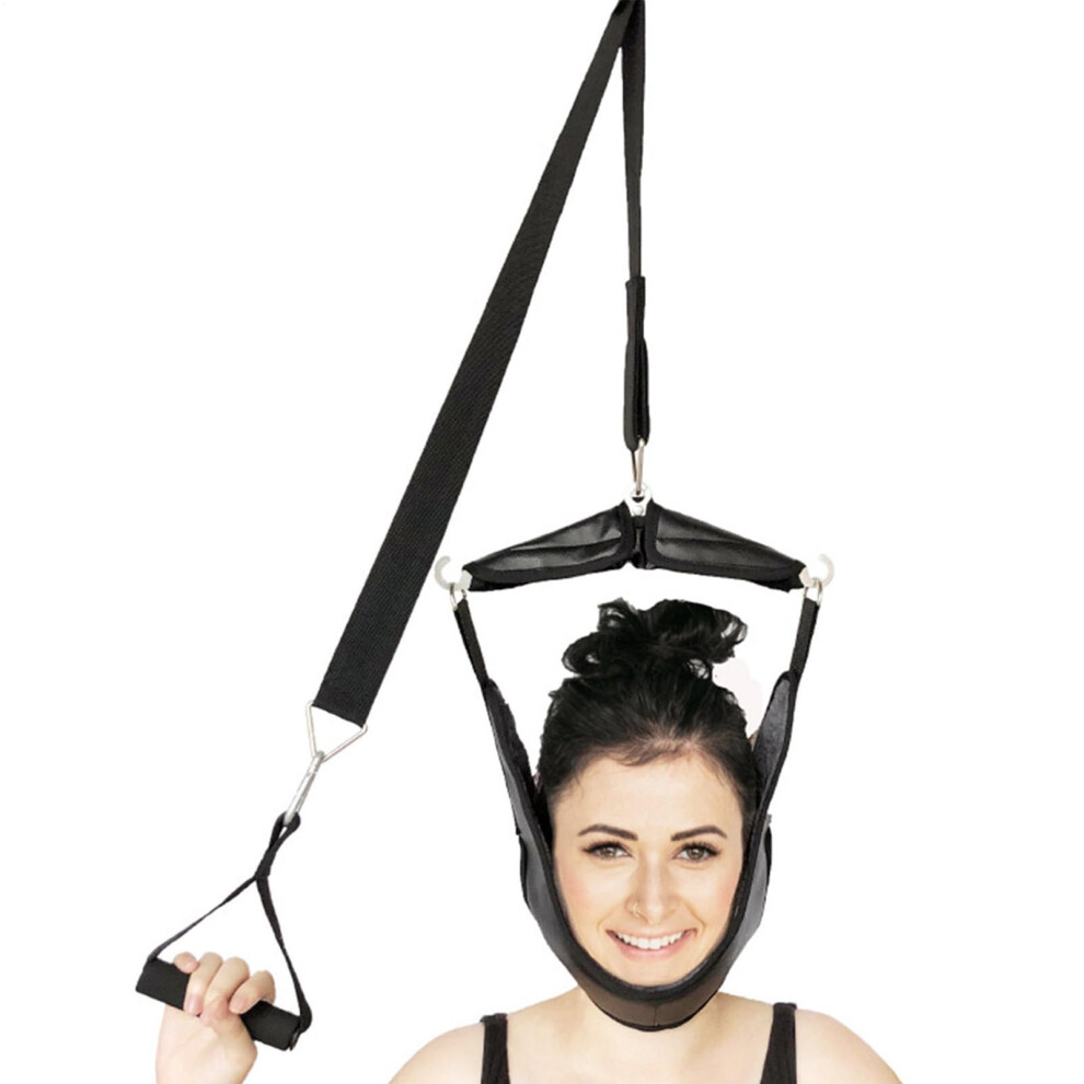 Neck Stretcher Adjustable Traction Device For Cervical Spine Pain Relief Over The Door Portable Hammock Training Device