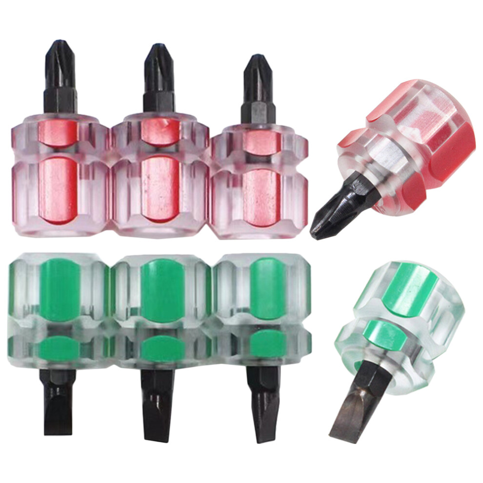 8 Pcs Mini Screwdriver Tiny Cordless Drill Ratchet Flat Head-image-OPC-PJFXMJP-NEW