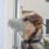 2Pcs Adjustable Dog Muzzle Nonwoven Fabric Anti-Bite Breathable Cover 9