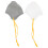 2Pcs Adjustable Dog Muzzle Nonwoven Fabric Anti-Bite Breathable Cover 7