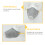 2Pcs Adjustable Dog Muzzle Nonwoven Fabric Anti-Bite Breathable Cover 10