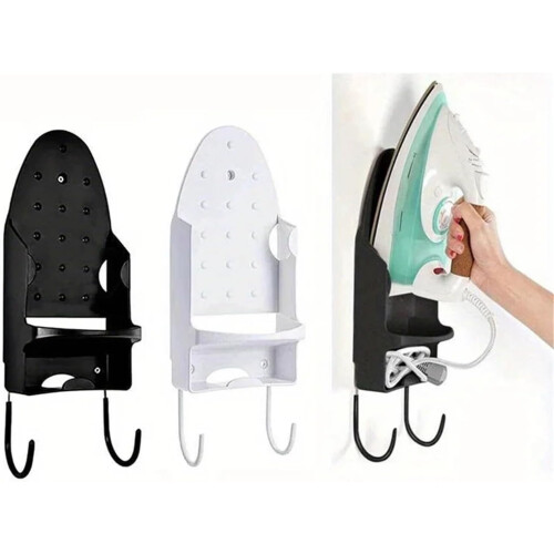 Ironing Board Holder Wall Mounted Ironing Board Stand Grey For Home Storage 2