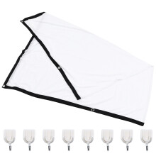1Pièces Écran Portable En Tissu Blanc Pour Projection Domestique