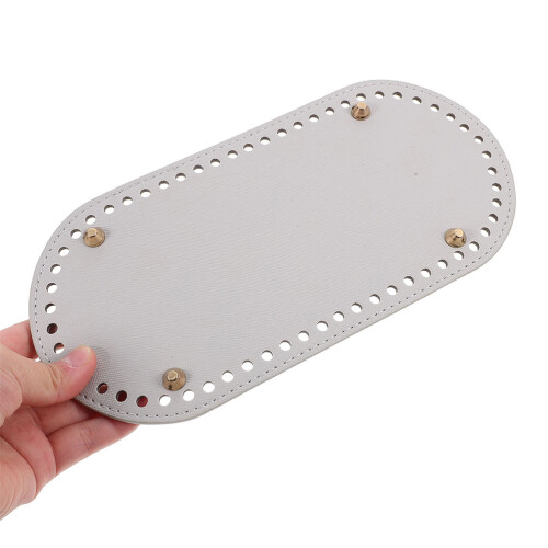 2Pcs Durable PU Purse Bottom Shapers Light Grey Bag Making Accessories 2