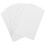 10Pcs White Plastic Blank Employee Cards Double-Sided Printable Ids 5