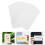 10Pcs White Plastic Blank Employee Cards Double-Sided Printable Ids 4