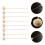 8Pcs White Dried Flower Aroma Diffuser Sticks Fireless Essential Oil 4