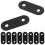 20pcs stainless steel mending plate straight bracket flat metal 5