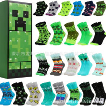 (Christmas socks b, 24 pairs of Christmas socks) 2025 Christmas Warm Cotton Sock Set 24 Days Christmas Countdown Calendar Advent Gift Blind Box