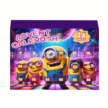 (Model B) 2025 Minion Halloween Calendar Blind Box Christmas Advent Calendar 24 Countdown Surprise Blind Box