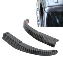 ABS Roof Rain Cover Heat Resistant Rain Groove Hard Groove Replacement For Jeep Wrangler JK 2007-2017