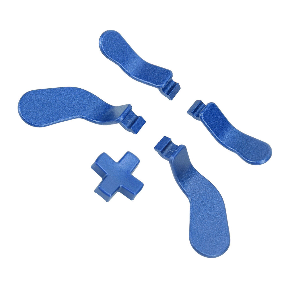 5 Pcs Stainless Steel Controller Paddles & D Pad For Elite 1698/1797 Blue 4601337139478