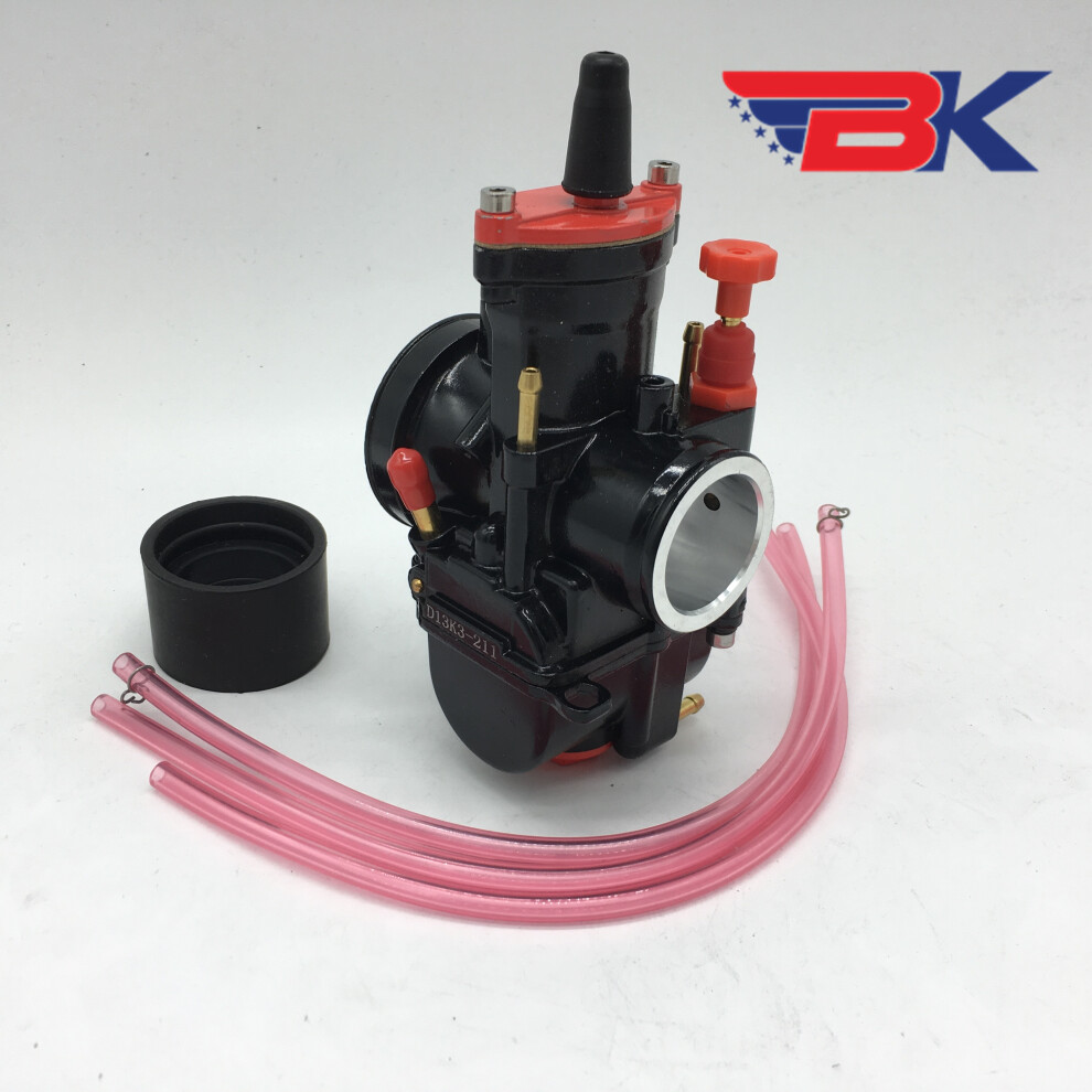 Pwk Carburetor 30Mm Flat Slider For Kawasaki Kx80 Kx100 Kx125 Gas Bsa Carb Black 6935158950102