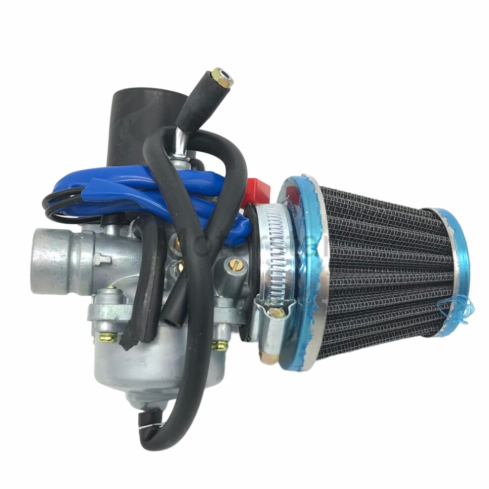 Carburetor W/Air Filter For 2 Stroke Dinli 50Cc 70Cc 90Cc 100Cc 110Cc Atv Electric Chock Carb 6935158950461