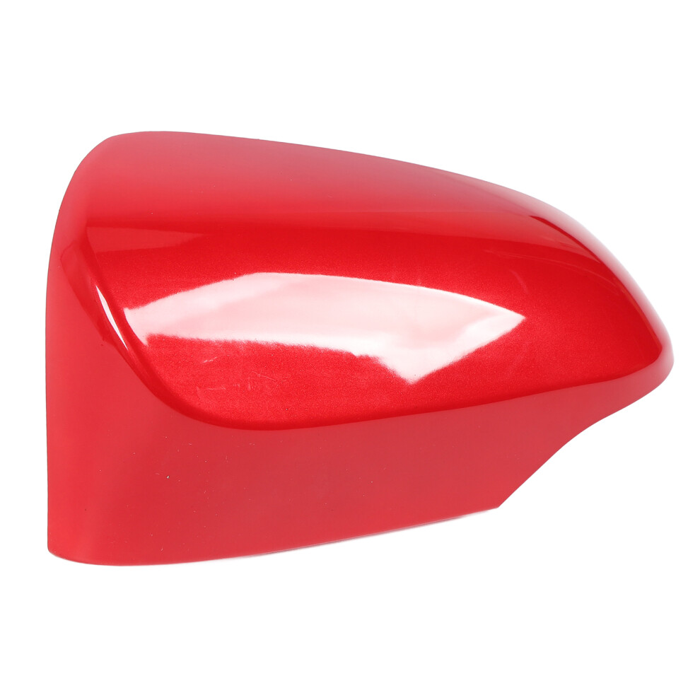 Abs Rear View Mirror Cover For Left Side With Turn Signal, Shockproof Red 3421337141636