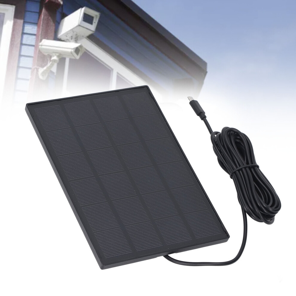 5V 5W Solar Panel For Outdoor Wireless Security Camera Ip66 Waterproof Charger 3221337146682