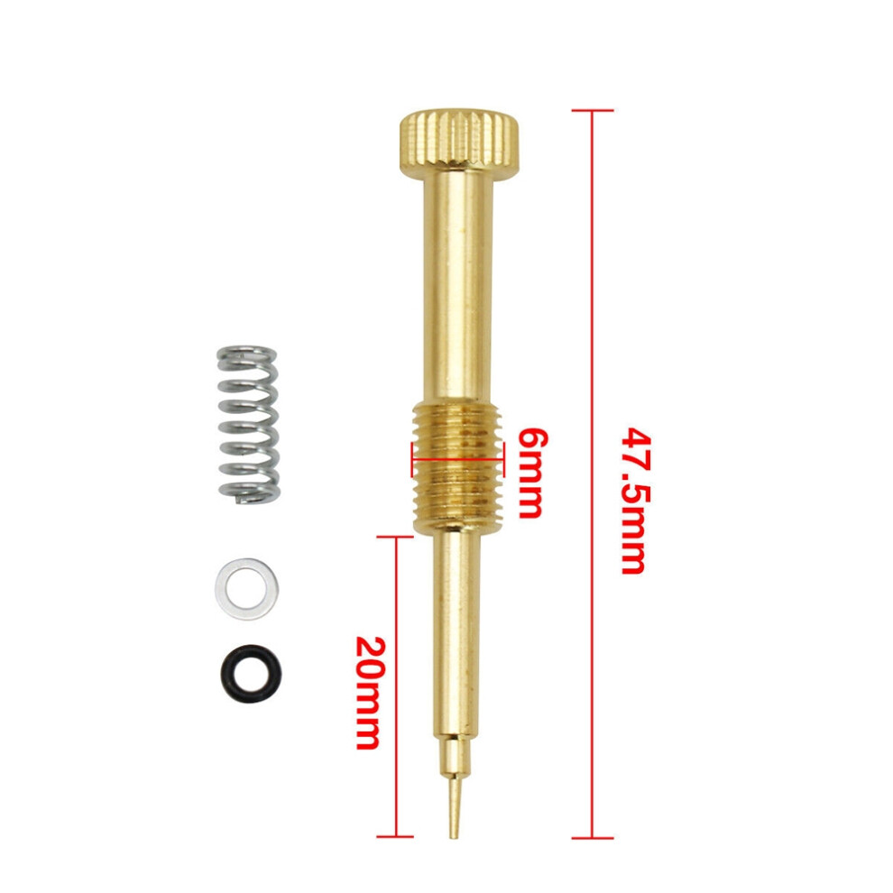 Carburetor Air Adjustment Screw Air Adjustment Air Ratio Fuel Mixture Screw Screw Idle Motorcycle Parts 6935158951093