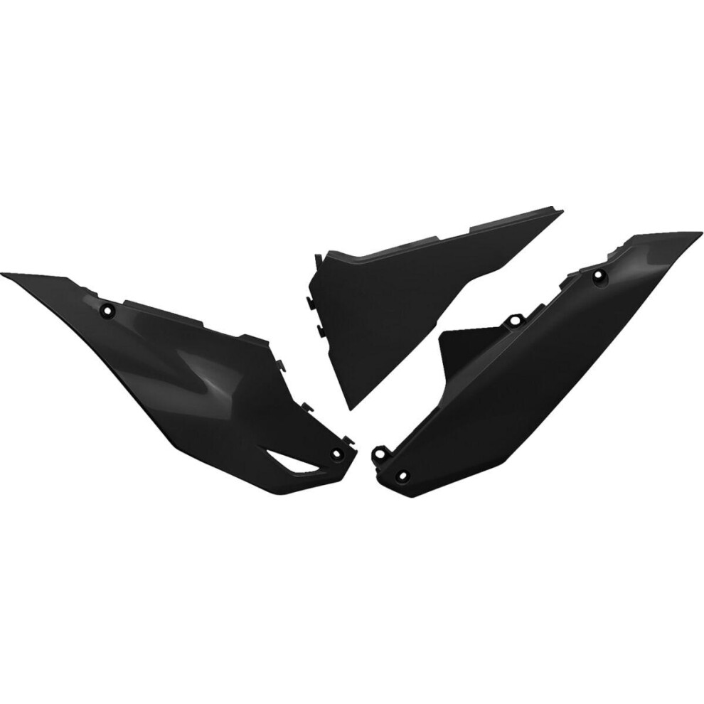 Ufo Black Side Panels For Kawasaki Kx450 2024-2025