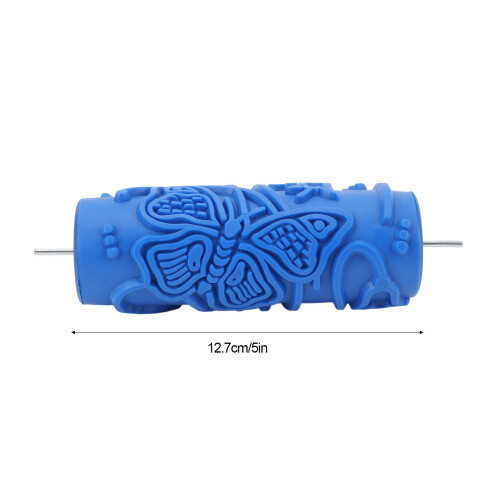 5-inch Rubber Embossing Wall Texture Roller for Cabinets, Doors & Walls 1