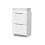 NES Home Nes Home 500mm White Freestanding Vanity Unit With Square Bowl Basin 6
