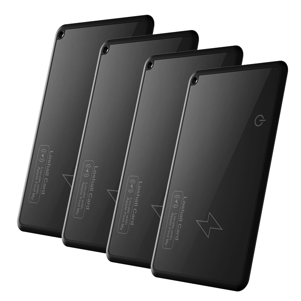 Bt Tracker Ultra-Thin Item Finder For Keys Wallet - 4 Pack Works With Find My 4981337175141