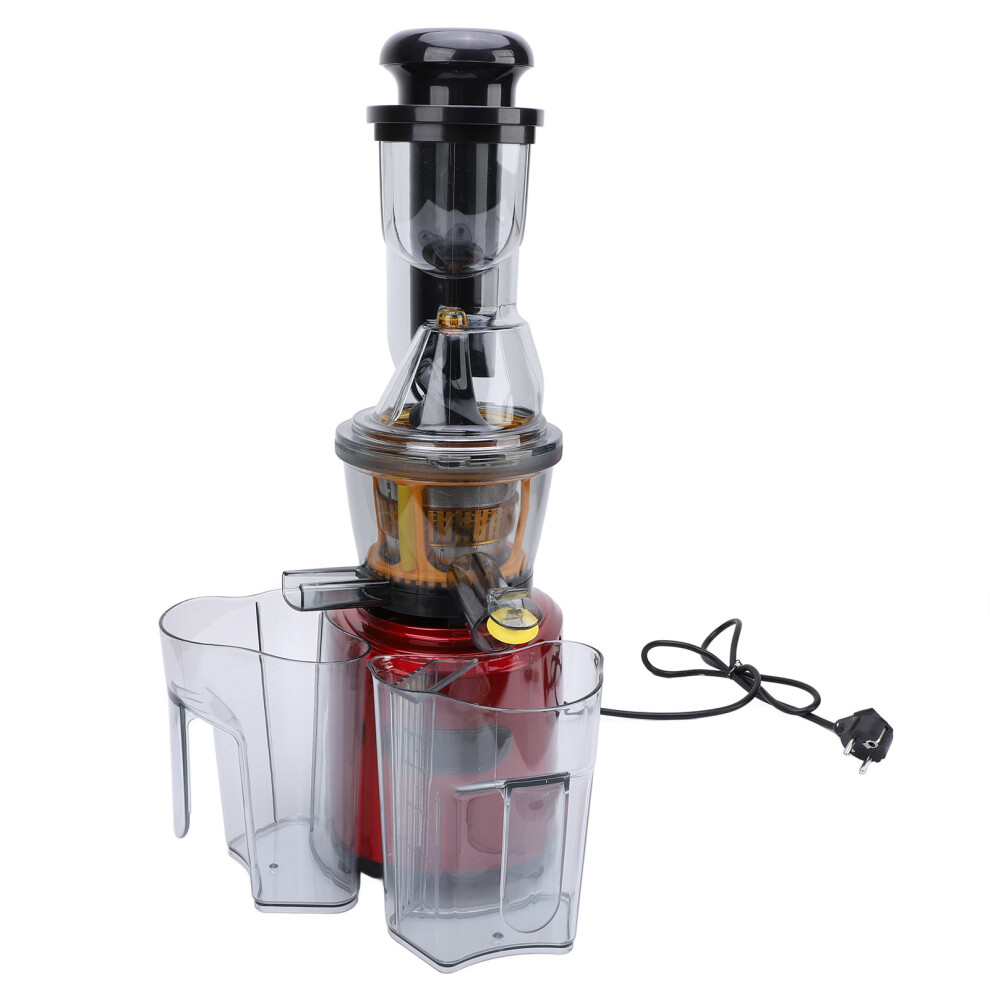 Red 500W Slow Juicer 1L Capacity, 75mm Inlet, 65dB