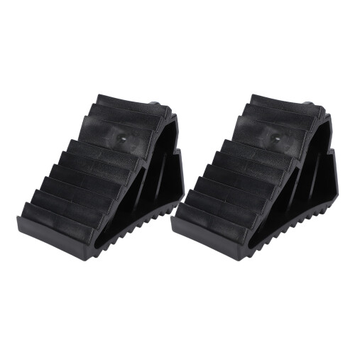 Compact Wheel Chocks with Easy Carry Handle Stability for Any Surface 2